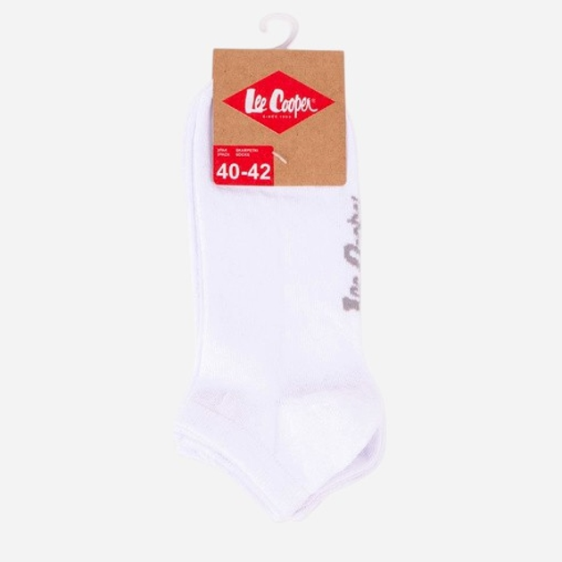 Набір жіночих шкарпеток коротких бавовняних Lee Cooper Snesocks 734 Білий (5906598069526) - зображення 2