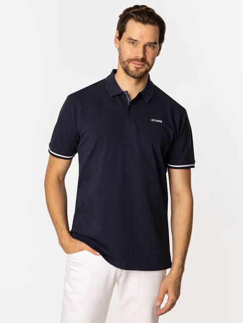 Поло довге чоловіче Lee Cooper Tomm 5026 Темно-синє (5905991723950) - зображення 1