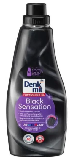 Гель для стирки черных вещей Denkmit Black Sensation 1 л - Фото 4 Гель для стирки черных вещей Denkmit Black Sensation 1 л - изображение 4