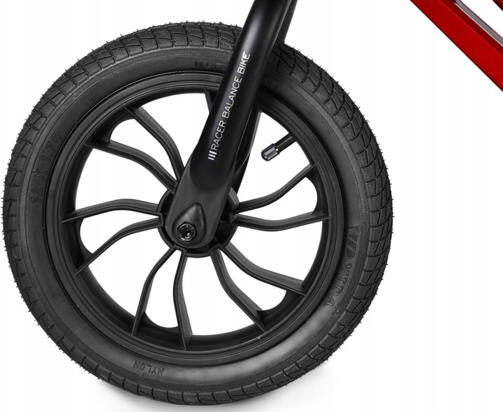 Rowerek biegowy Qplay Racer New 12” Czerwony (5061047481820) - obraz 6