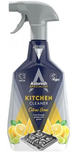 Универсальный очиститель для кухни Astonish Kitchen Cleaner "Лимон", 750 мл - изображение 3