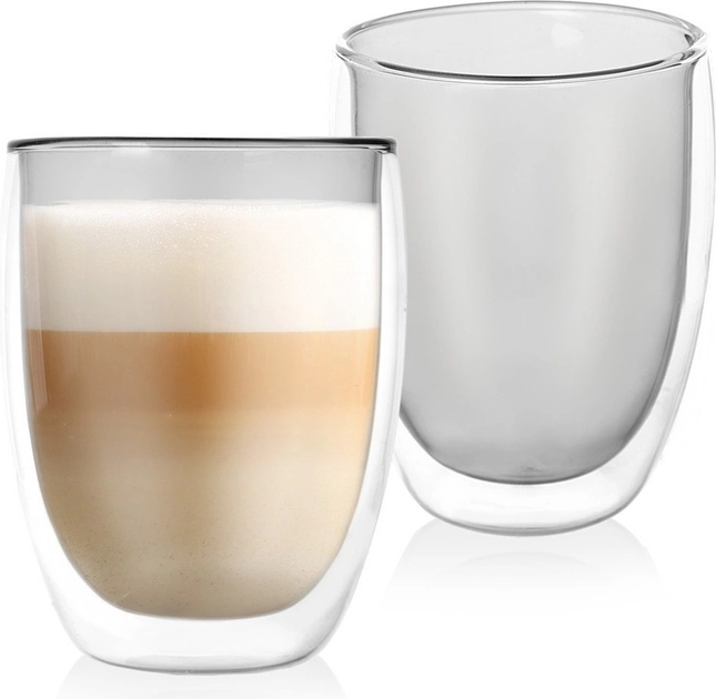 Zestaw szklanek termicznych Orion Double z podwójną ścianką 370 ml x 2 szt (8592381192464) - obraz 3