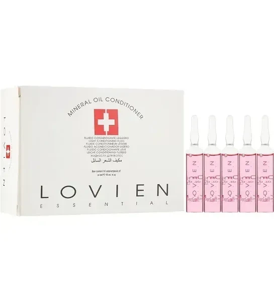 Ампулы для волос Lovien Mineral Oil для поврежденных волос 10 шт по 10 мл - Фото 1 Ампулы для волос Lovien Mineral Oil для поврежденных волос 10 шт по 10 мл - изображение 1
