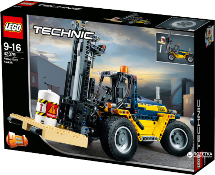 Конструктор LEGO TECHNIC Сверхмощный вилочный погрузчик 592 детали ...