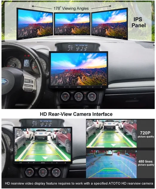 Автомагнитола ATOTO F7 PE F7G210PE / 10.1" / Сенсорная / Linux / Apple CarPlay / Android Auto / Bluetooth / WI-FI / GPS / USB / AUX / microSD slot / 2DIN Б/В b1 - изображение 3