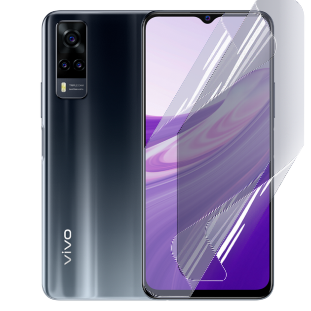 Плівка гідрогелева для Vivo Y31 матова протиударна прозора - Фото 1 Плівка гідрогелева для Vivo Y31 матова протиударна прозора - зображення 1