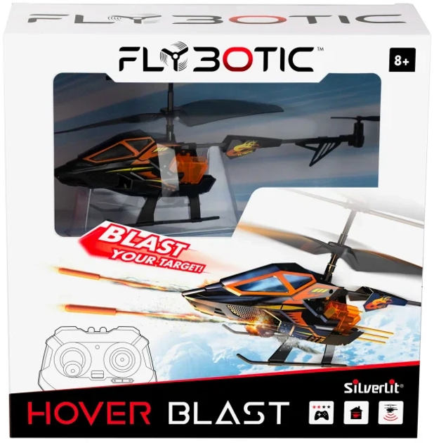 Радіокерований гелікоптер Silverlit FLYBOTIC Hover Blast (4891813845676) - зображення 4