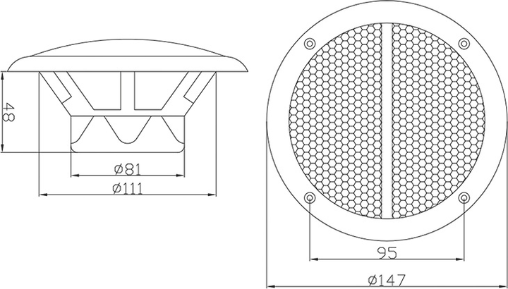 Głośnik sufitowy Blow WS-150 White (30-712#) - obraz 2
