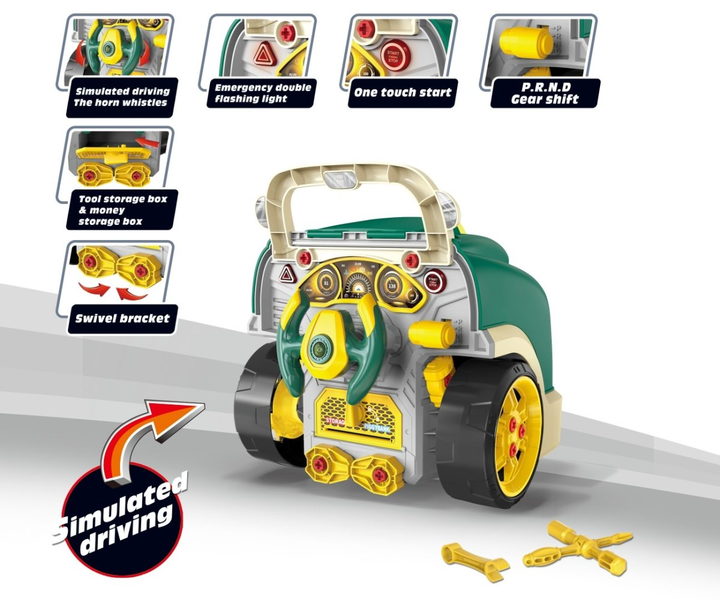 Іграшка Milly Mally N-gine Двигун для розкручування Spin-On Green (5907090700580) - зображення 12