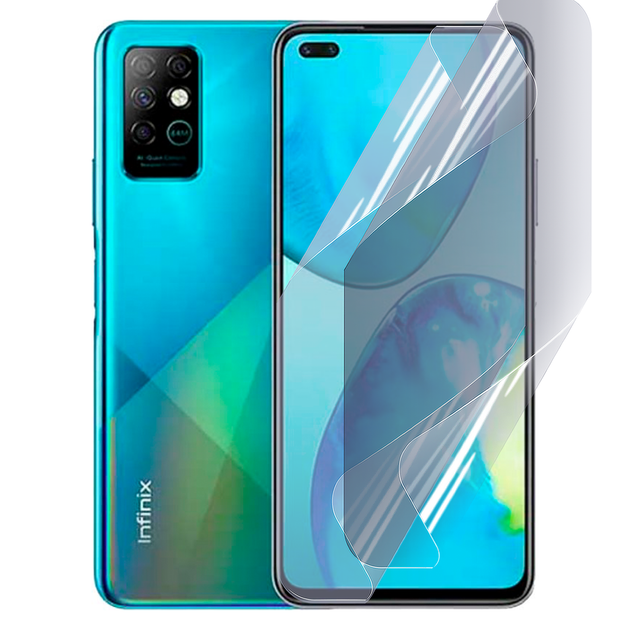 Антишпион приватная плёнка гидрогелевая для смартфона Infinix Note 8 противоударная прозрачная - Фото 1 Антишпион приватная плёнка гидрогелевая для смартфона Infinix Note 8 противоударная прозрачная - изображение 1