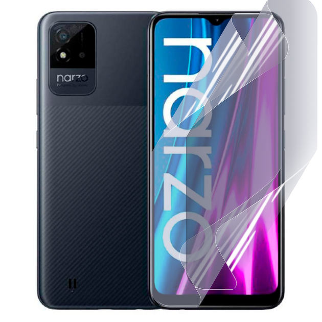 Антишпион приватная плёнка гидрогелевая для смартфона Realme Narzo 50i противоударная прозрачная - Фото 1 Антишпион приватная плёнка гидрогелевая для смартфона Realme Narzo 50i противоударная прозрачная - изображение 1