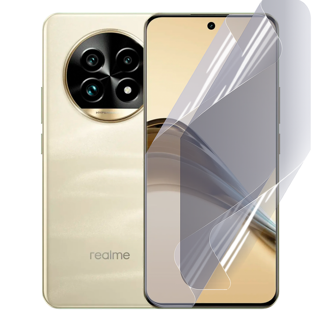 Антишпион приватная плёнка гидрогелевая для смартфона Realme 13 Pro Plus 5G противоударная прозрачная - Фото 1 Антишпион приватная плёнка гидрогелевая для смартфона Realme 13 Pro Plus 5G противоударная прозрачная - изображение 1