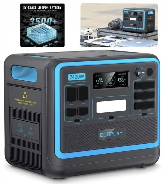 Зарядная станция Ecoplay SYD-N052 P2400 2400w/ 2048wh LifePo4