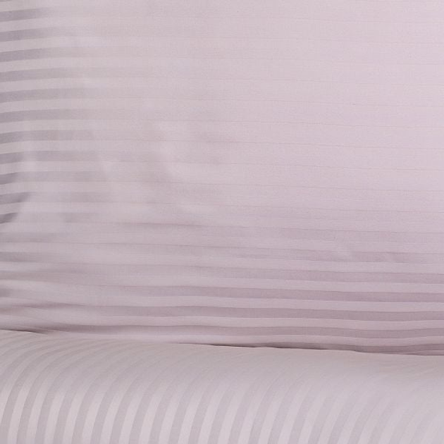 Komplet pościeli Homla Basic Agnes Poszewka na pościel 160 x 200 cm + 2 poszewki na poduszki 70 x 80 cm satynowy żakardowy Szary (5902869952634) - obraz 2