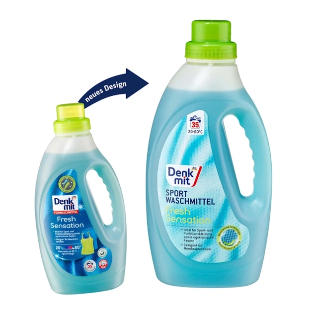 Гель для стирки спортивной одежды Denkmit Fresh Sensation, 1,5 л, 35 стирок - изображение 2