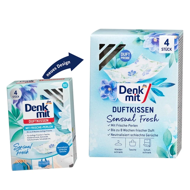 Ароматические подушечки для гардероба Denkmit Sensual Fresh, 4 шт - изображение 4