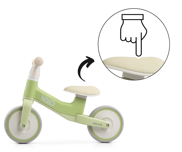 Rowerek biegowy Milly Mally Velo zielony (6348) (5907090700450) - obraz 7