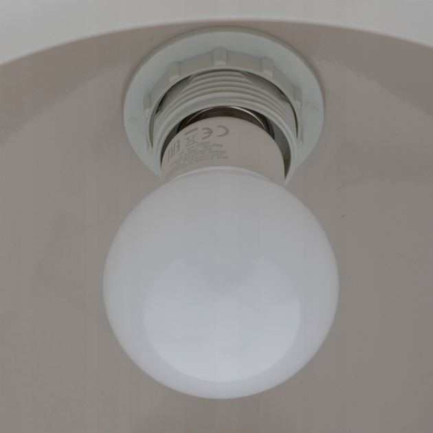 Lampa wisząca Atmosphera Savio Ø 27 cm Beżowa (96739) - obraz 5