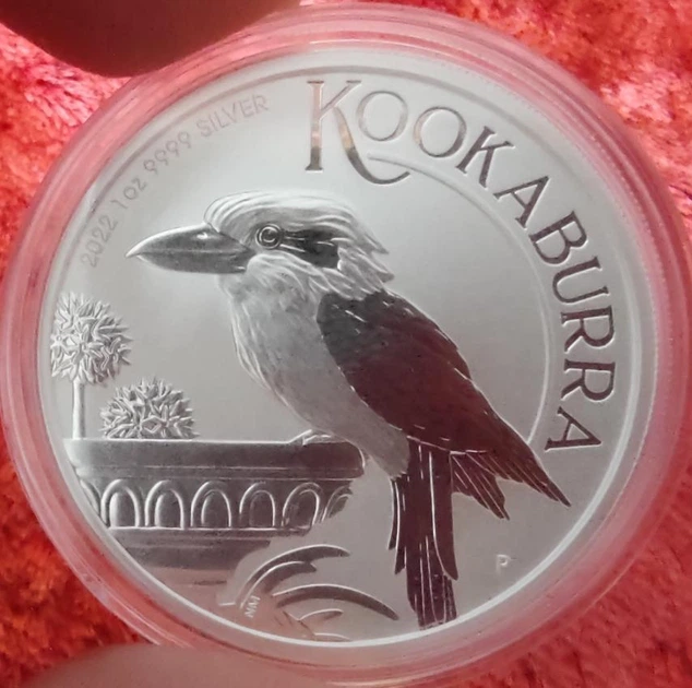 Серебряная монета Австралии Кукабарра 2022 - изображение 2