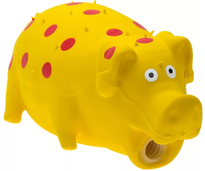 Іграшка для собак AquaEl Have a pet Piggy Dot 21 см жовта (5905546317443) - зображення 3