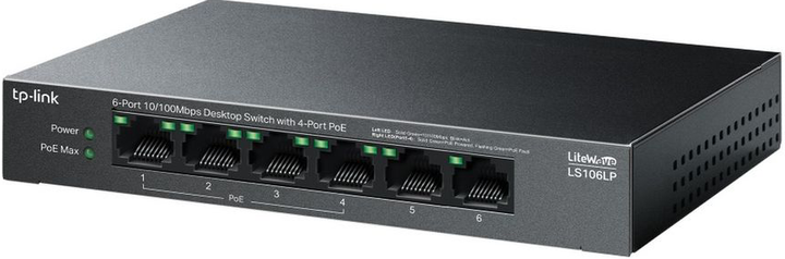 Switch TP-LINK LS106LP (LS106LP) - obraz 2