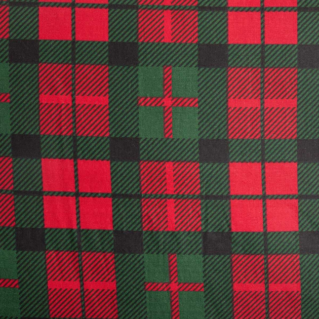 Комплект постільної білизни Homla Holly Jolly Tartan Підковдра 220 x 200 см + 2 наволочки 70 x 80 см бавовняний в клітинку Червоно-зелений (5902869942031) - зображення 8