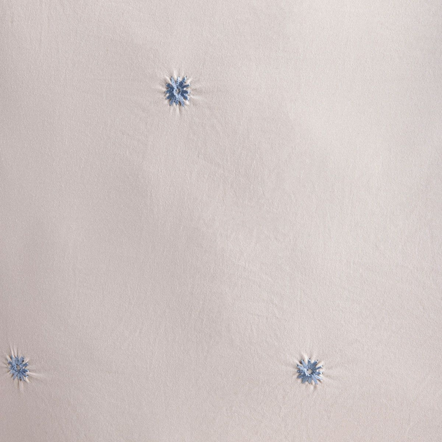 Komplet pościeli Homla Skyla Poszewka na pościel 220 x 200 cm + 2 poszewki na poduszki 50 x 60 cm z mikrofibry z haftem Beżowy (5906496701184) - obraz 2