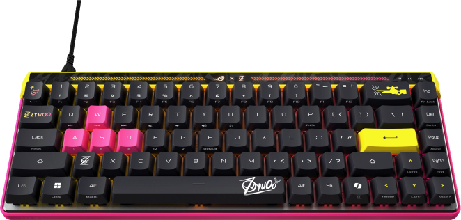 Клавіатура дротова ASUS ROG Falchion Ace ZywOo Edition ROG HFX
