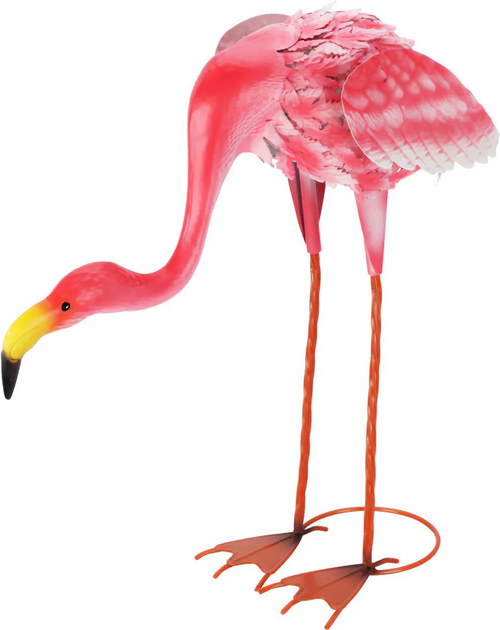 Figurka ogrodowa Progarden metalowy flaming 65 cm (95233) - obraz 1