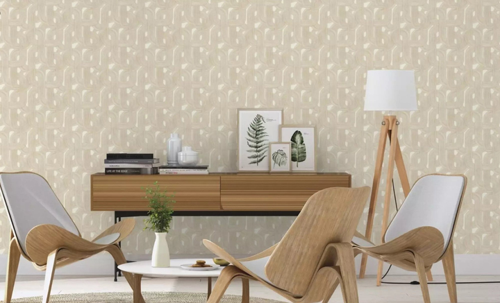 Шпалери RASCH Wall 868111 вініл Золотий/білий/бежевий (4000441868111) - зображення 5