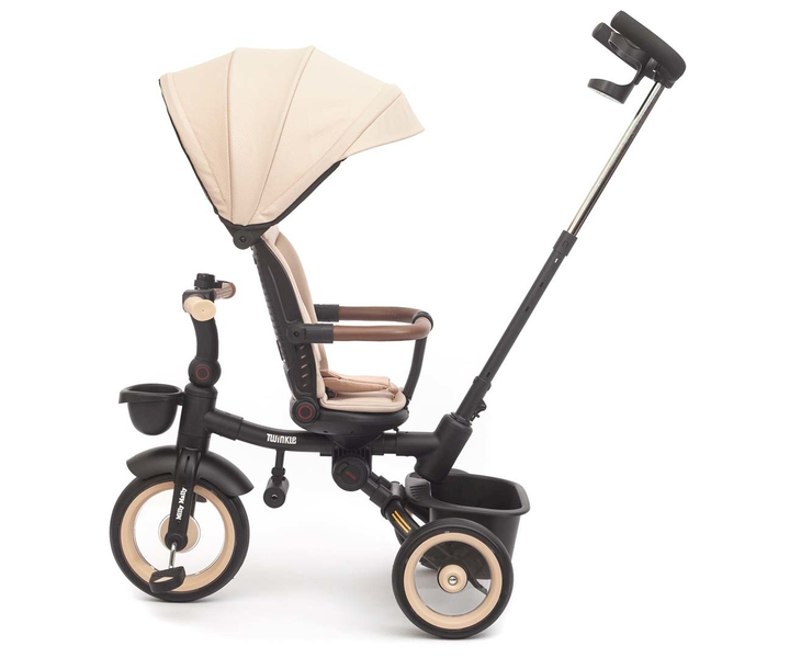 Rowerek trójkołowy Milly Mally Twinkle Beige 6425 (5907090700535) - obraz 4