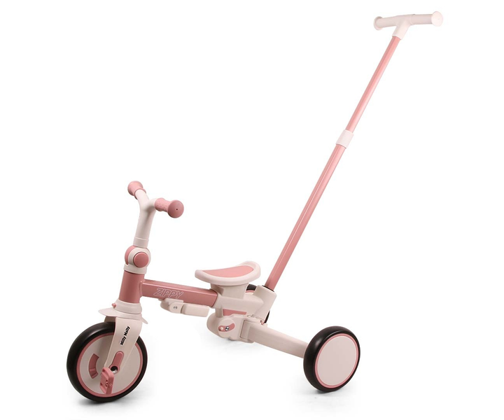 Rowerek trójkołowy Milly Mally Zippy różowy 6380 (5907090700443) - obraz 5
