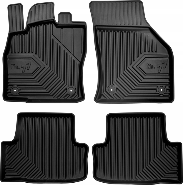 Килимки для автомобіля Frogum Premium 77 для Skoda Karoq з 2017 року, 4 шт (5902643440449) - зображення 1