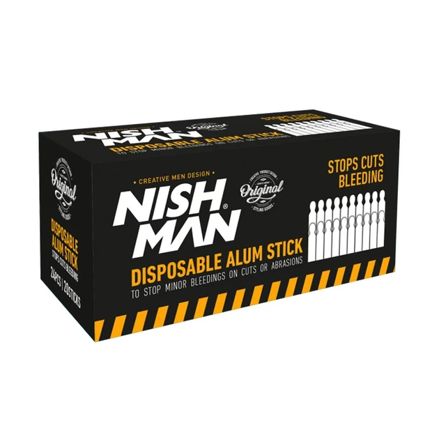 Набір паличок від порізів Nishman Disposable Alum Stick 24 х 20 - Фото 1 Набір паличок від порізів Nishman Disposable Alum Stick 24 х 20 - изображение 1