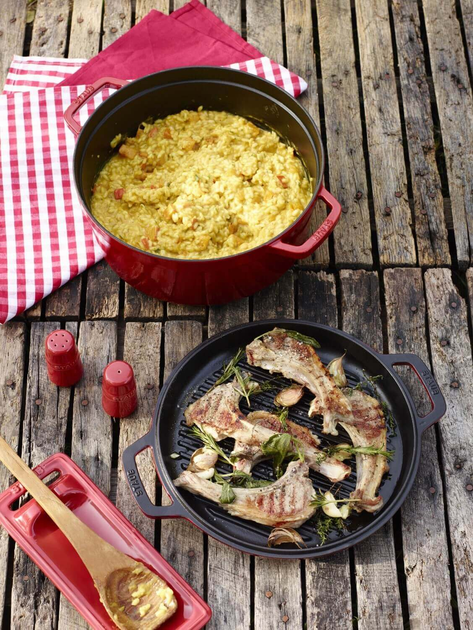 Zestaw do soli i pieprzu Staub Serving Czerwony (4009839360763) - obraz 2