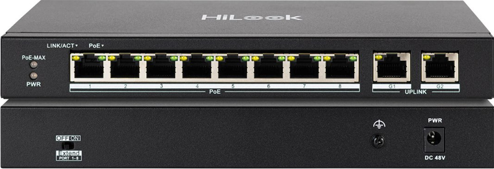 Комутатор Hikvision HiLook SW-10-POE (SW-10-POE) - зображення 2