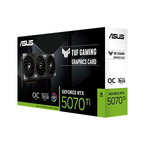 Відеокарта ASUS TUF Gaming NVIDIA GeForce RTX 5070 Ti 16GB 28000 MHz Black (TUF-RTX5070TI-O16G-GAMING) - Фото 4 Відеокарта ASUS TUF Gaming NVIDIA GeForce RTX 5070 Ti 16GB 28000 MHz Black (TUF-RTX5070TI-O16G-GAMING) - зображення 4