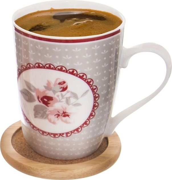 Підставки під чашки Orion дерев'яні з підставкою 6 шт (8592381157302) - зображення 4