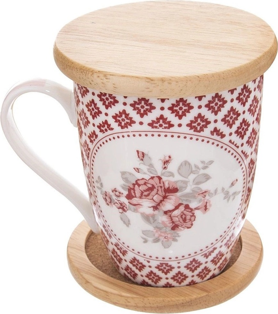 Підставки під чашки Orion дерев'яні з підставкою 6 шт (8592381157302) - зображення 5