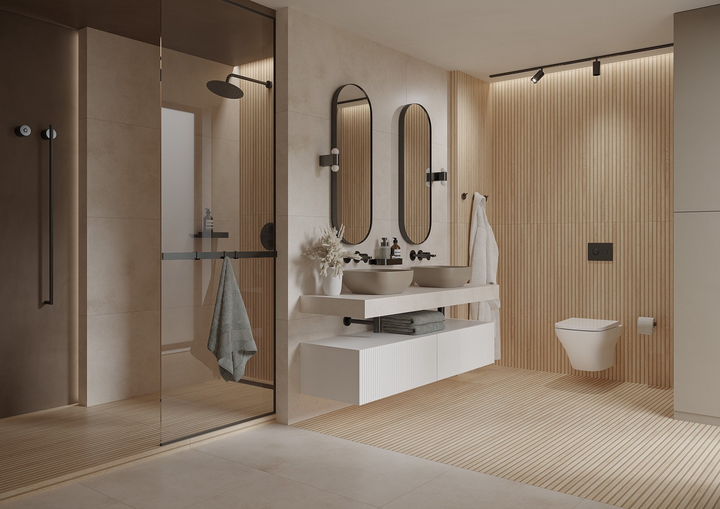 Płytki Cersanit Rollwood Cream 119.8 x 59.8 x 0.8 cm 2 szt (NT1521-002-1) - obraz 2