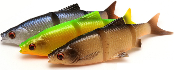 Набір м’яких приманок Savage Gear 3D LB Roach Swim n Jerk 7.5 см 4 г Dirty Roach (5706301574367) - зображення 2