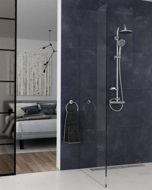 System prysznicowy z termostatem Ferro TRINITY NP71-TRM7U - obraz 3