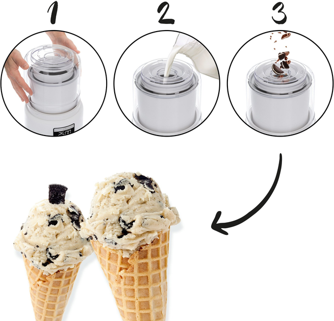 Maszynka do lodów Tesla Gelato ICY505 (GELICY505WHT) - obraz 6