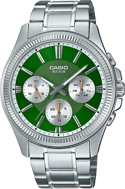Чоловічий годинник Casio TIMELESS COLLECTION MTP-1375PD-3AVEF - Фото 1 Чоловічий годинник Casio TIMELESS COLLECTION MTP-1375PD-3AVEF - зображення 1