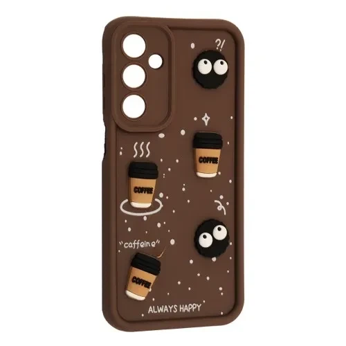Чохол Happy для Samsung A16 4G/5G (A165) Brown - Фото 1 Чохол Happy для Samsung A16 4G/5G (A165) Brown - изображение 1