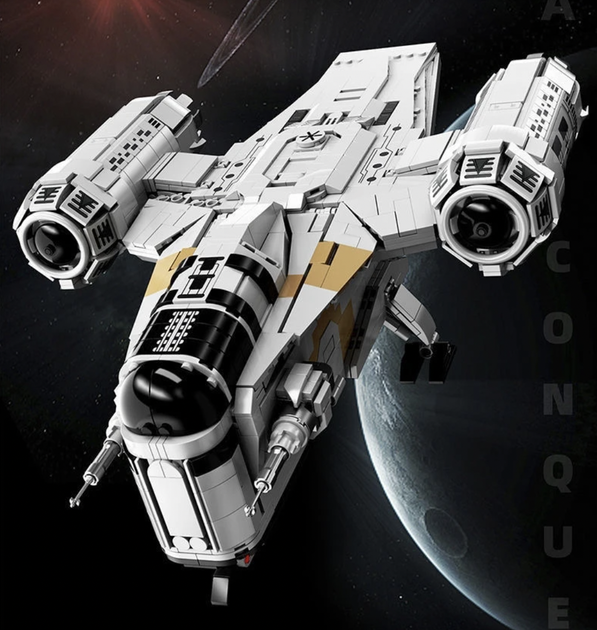 Конструктор Star Wars Лезвие Бритвы (Razor Crest) - 2248 деталей, космический корабль из звездных войн - изображение 7