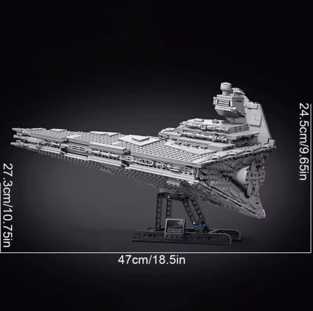 Конструктор Star Wars Имперский звездный истребитель 2326 деталей, космический корабль истребитель - изображение 2