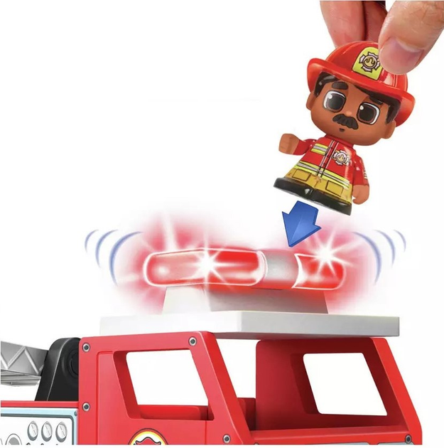 Zestaw zabawek Tile Town Fire Truck 90314 (630996820810) - obraz 6