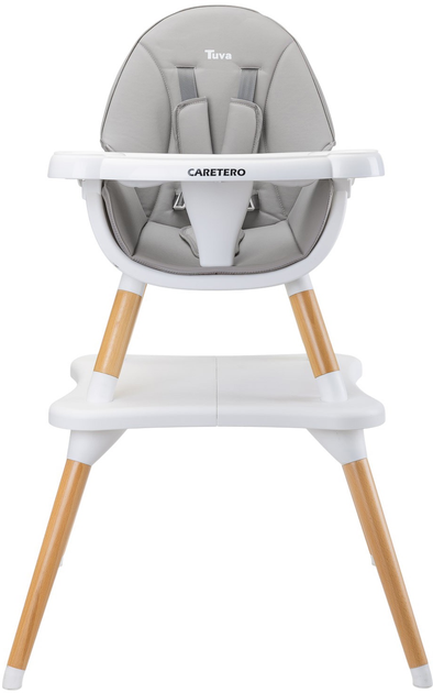 Стільчик для годування Caretero Tuva Сірий (5903076306685) - зображення 3
