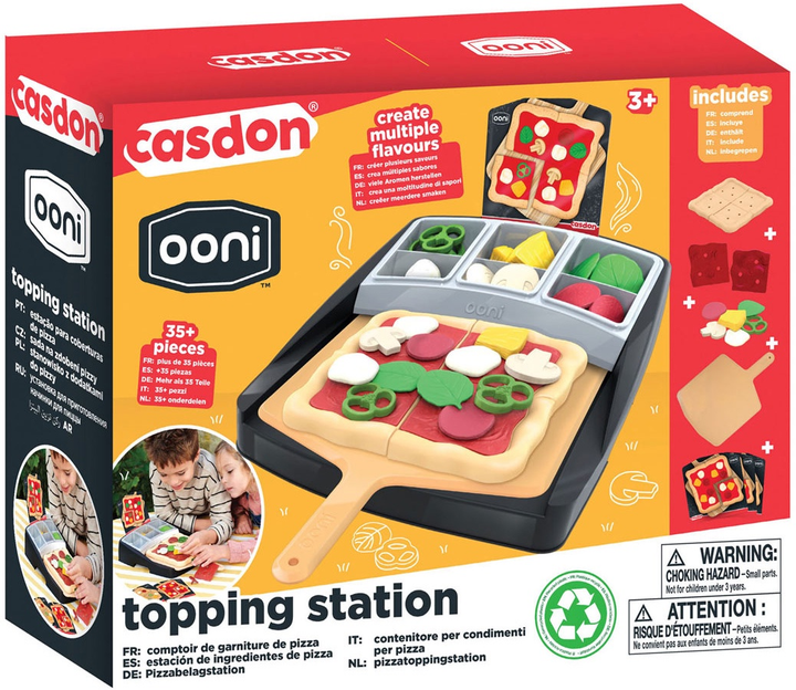 Набір іграшок Casdon Ooni Toys Pizza 79150 (5011551001359) - зображення 1